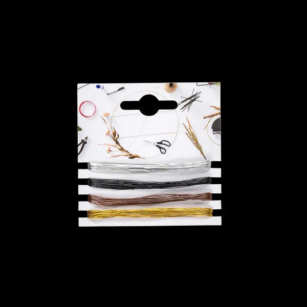 Fiori Fio De Arame Conjunto De 4 Preto, Castanho, Dourado, Prateado>CASA Best